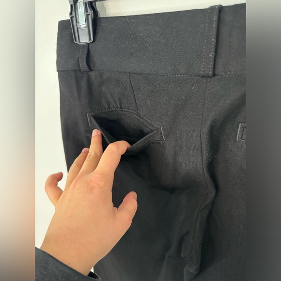 Women’s BANANA REPUBLIC Petite THE SLOAN FIT LA COUPE SLOAN black dress pants - Picture 12 of 16